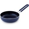 image:imageBlue Diamond 5QT Saute Pan with Lid Non Toxic PFASFree Diamond Ceramic Nonstick Dishwasher amp Oven Safe Metal Utensil Safe Deep Jumbo Cooker Skillet with Helper Handle Glass Lid BlueBlue