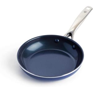 Blue Diamond Cookware Diamond Infused Ceramic Nonstick 11″ Frying Pan Skillet, Induction, PFAS-Free, Dishwasher Safe, Oven Safe, Blue(Blue)