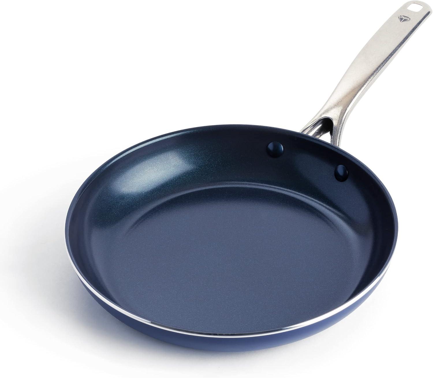 image:imageBlue Diamond Cookware Diamond Infused Ceramic Nonstick 12 Frying Pan Skillet Oven Safe Blue amp Cookware Diamond Infused Ceramic Nonstick 10 Frying Pan Skillet Oven Safe Blue