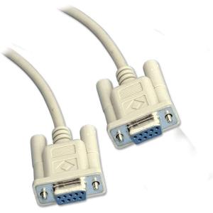 DB9 Null Modem Cable F/F – 10ft